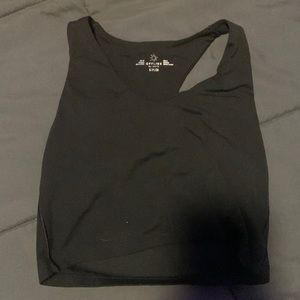 Black crop top